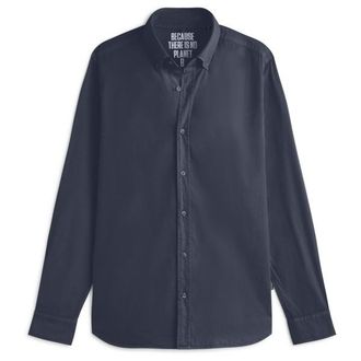 Ecoalf Antejo Popelin Shirt Hemd f&uuml;r Herren | blau