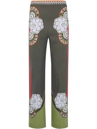La DoubleJ Pants Floral Print Ambrosia Placed