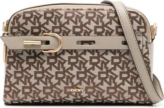 DKNY Bruine Crossbody Tas Onyx Stijl - Dames - Schoudertassen - Bruin - ONE Size - Tassen
