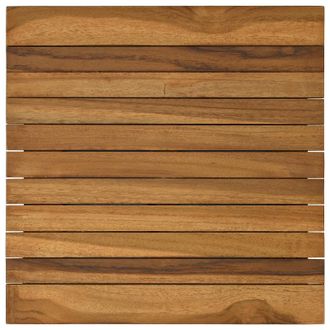 vidaXL Vidaxl Piano Del Tavolo 40 X 40 X 3,5 Cm Quadrato Legno Di Teak