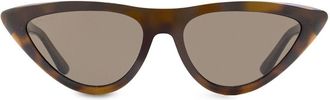 Jimmy Choo Eyewear Sparks cat-eye frame sunglasses - women - Plastic - One Size - Brown