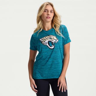 Nike Jacksonville Jaguars Rivalries Collection Sideline Velocity Nike Womens Dri-FIT NFL T-Shirt in Blue | 03EY45W9N-B3C