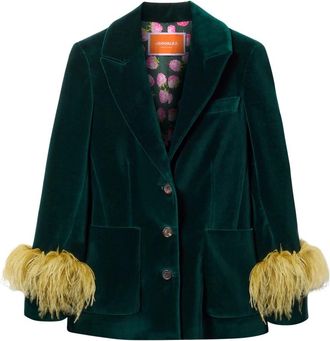 La DoubleJ Keaton Jas - Dames - Blazers - Blauw - L - Katoen - Jassen