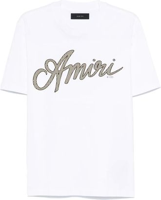 Amiri T-shirt Script - Bianco