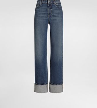 Dolce & Gabbana 5-pocket Denim Trousers - Woman Denim And Jeans Multi-colored 36