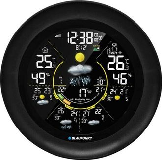 Blaupunkt Stazione meteorologica Blaupunkt WS65BK APP con sensore esterno Nero [WS65BK APP]