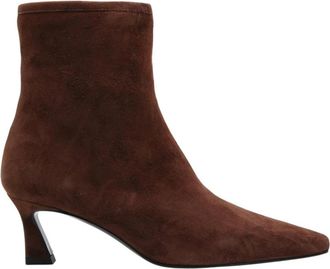 Gianmarco F. Enkellaars - Dames - Laarzen met Hak - Bruin - 40 EU - Schoenen