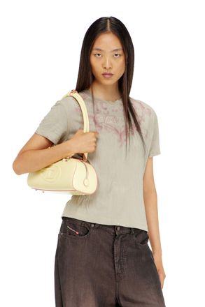 Diesel Cotton T-shirt with graphic print - T-Shirts - Woman - Multicolor