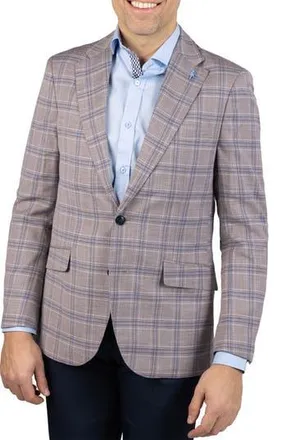 Tailorbyrd Shadow Plaid Sport Coat in Grey at Nordstrom Rack, Size 38 Regular