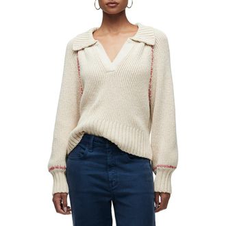 Hudson Johnny Collar Sweater in Crme at Nordstrom Rack, Size Medium