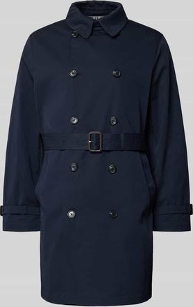 GANT Trenchcoat aus Baumwoll-Mix in Marine, Gr&ouml;&szlig;e XXL