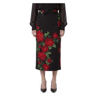 Dolce & Gabbana Mujer, Faldas, Negro, Talla: S
