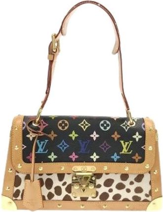 Louis Vuitton Pre-owned Monogram Dalmatian Sac Dalmatien Schoudertas - Dames - Vintage Schoudertas - Veelkleurig - ONE Size - Leer - Vintage
