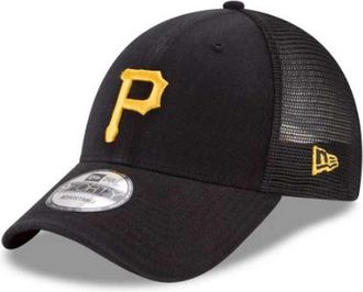 New Era MLB Pittsburgh Pirates Trucker 9Forty Adjustable Baseball Hat 11591195 Black