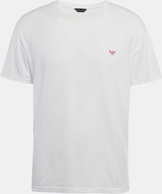 Emporio Armani Underwear White Cotton Jersey T-Shirt