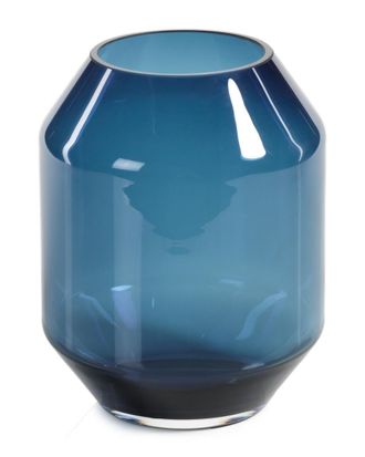 Zodax Costa Nova 9In Tall Midnight Blue Hurricane