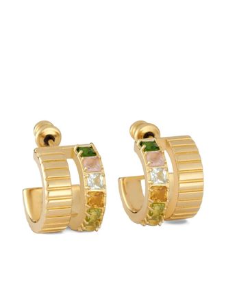 Ivi Seaside Collection Oorbellen met geribbeld detail - Goud