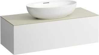 Laufen Laufen - Il Bagno Alessi Cajonera, Encimera De Piedra Calce Avorio
