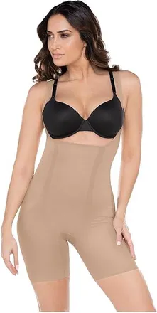 Miraclesuit Shapewear Back Magic Extra Firm Torsette Thigh Slimmer Womens Underwear Nude : 2XL (Womens 16-18), Cotton/Nylon/Spandex