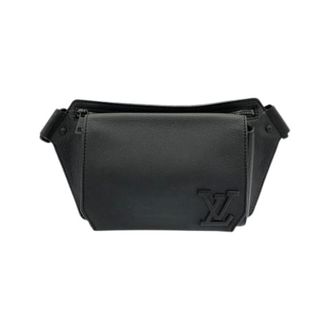 Louis Vuitton Pre-owned Aerogram Takeoff Sling - Dames - Pre-owned - Zwart - Maat: ONE Size Leer