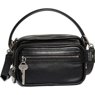 Acne Studios Camero Kit Leather Handbag in Black at Nordstrom