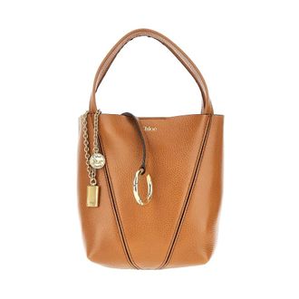 Chlo&eacute; Spin Tote Bag - Dames - Tassen - Bruin - Maat: ONE Size Leer
