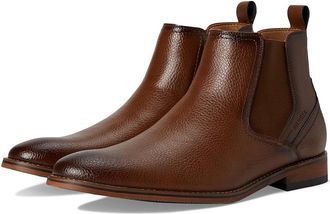 Tommy Hilfiger Berton Mens Boots Cognac : 11.5 D - Medium, Leather/Rubber
