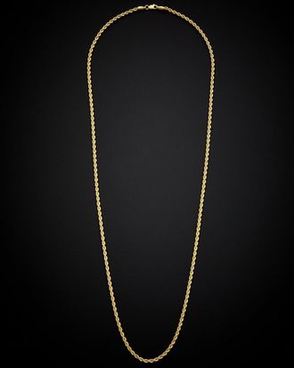 Italian Gold, Inc 14K Italian Gold Hollow Rope Necklace