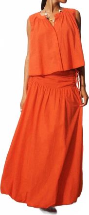 FRNCH Womens Nunzio Top In Coral