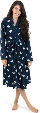 Leveret Womens Fleece Robe in Polar Bear at Nordstrom, Size X-Large