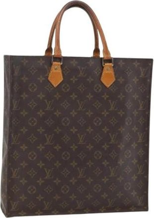Louis Vuitton Pre-owned Canvas Tote Bag - Dames - Vintage Shopper - Bruin - ONE Size - Vintage