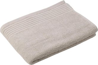 Gözze Duschtuch »Hanna« moderne Uni Farben, mit strukturierter Bordüre, reine Baumwolle