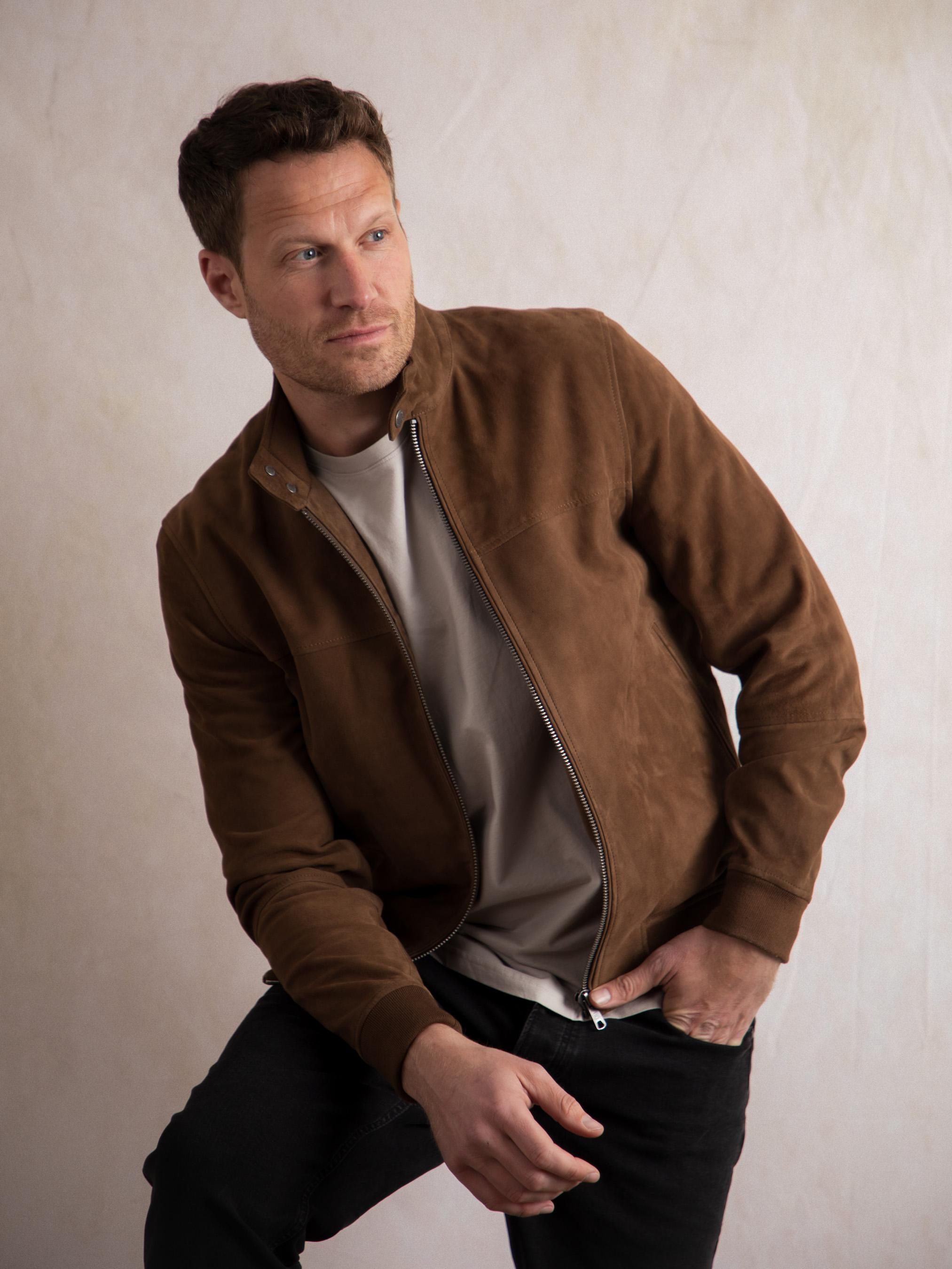 Suede Lightweight Jackets: Sale -> up to −65% Stylight