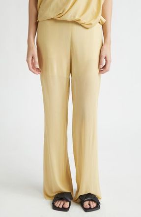 SETCHU Double Sheer Pants in Sand Yellow at Nordstrom, Size 1