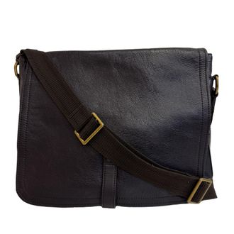 Louis Vuitton Utah Brown Leather Shoulder Bag (Pre-Owned)