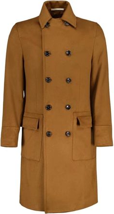 Autore Nicholson Jas - Heren - Mantel - Bruin - XL - Wol - Jassen