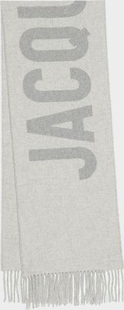 Jacquemus Jacquard Logo Wool Scarf