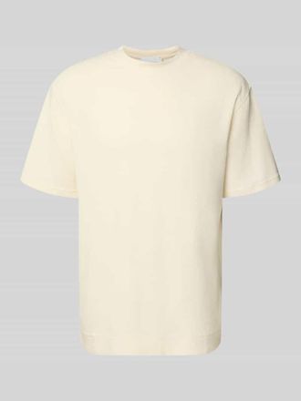 Armedangels Armedangels Relaxed Fit T-Shirt aus reiner Bio-Baumwolle Modell MAARKOS WAFFLE in Weiss, Gr&ouml;&szlig;e XXL