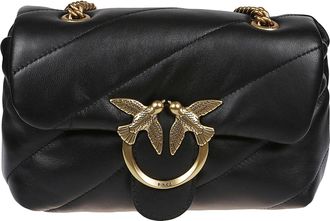 Pinko Love Mini Puff Sheepskin Shoulder Bag