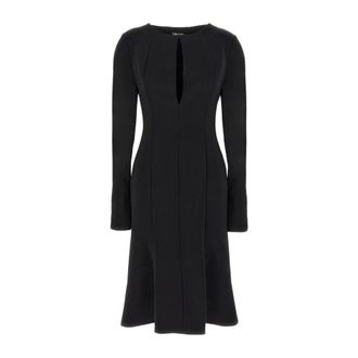 Tom Ford Midi-jurk met cut-out - Dames - Jurken - Zwart - Maat: XS
