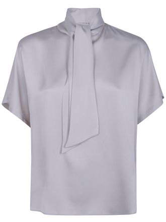 Brunello Cucinelli Shirt Short Sleeves Silky Blouse
