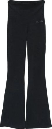 Sporty & Rich Wijde broek - Dames - Wijde Broeken - Zwart - L - Broeken