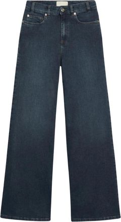 iBlues Ninapower Wijde Jeans - Dames - Loose Fit Jeans - Blauw - M - Katoen - Jeans