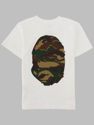 A Bathing Ape Big Ape Logo Camouflage T-Shirt - White