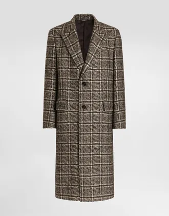 Dolce & Gabbana Single-breasted Check Coat - Man Coats And Jackets 48