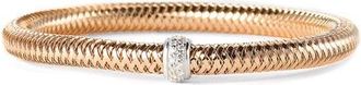 Roberto Coin Primavera Diamond Bracelet in Rose Gold at Nordstrom, Size 7