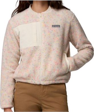 Columbia Stellar Path Fleece Bomber Full Zip Fleecejacke f&uuml;r Damen | beige