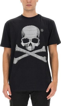 Philipp Plein Black Graphic T-Shirt