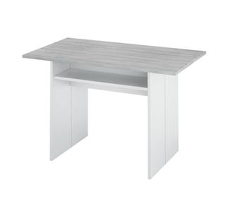 HOGAR 24 Mesa consola desplegable de 35 a 70 cm blanco artik y cemento