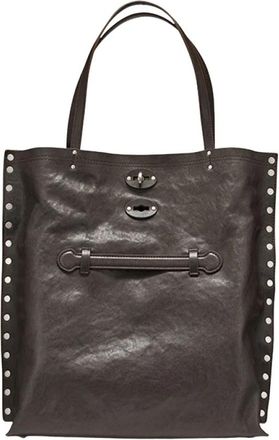Zanellato A Spasso Medium - Dames - Shoppers - Bruin - ONE Size - Leer - Tassen